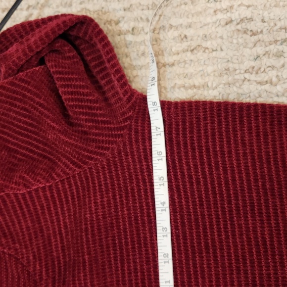 Chenault longsleeve Wine Red Dress - Picture 5 of 8